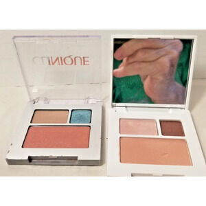 2 Clinique All About Shadow Duo Nude Rose/Sunset Glow & Rose Wine/Pink Blush